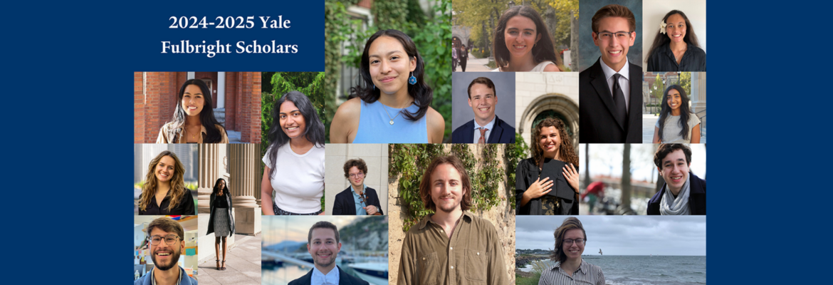 More than two-dozen members of Yale College’s Class of 2024 or recent alumni will spend a year abroad through the Fulbright U.S. Student Program. <a href="https://news.yale.edu/2024/05/30/twenty-seven-graduating-seniors-recent-yale-college-alums-win-fulbrights">Learn more</a>